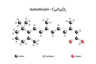Molecular formula of isotretinoin