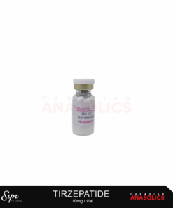 Tirzepatide 10mg peptide vial for research use — dual GLP-1 and GIP receptor agonist studied for weight loss, metabolic health, and insulin regulation.